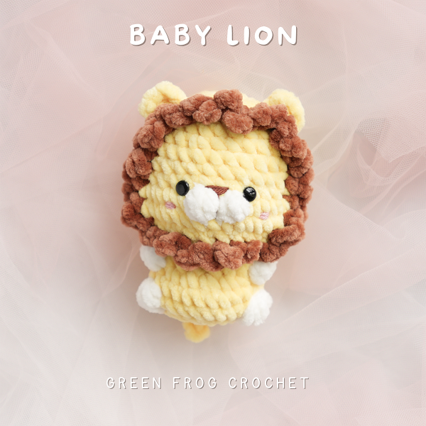 Green-frog-crochet-no-sew-crochet-safari-animal-pattern