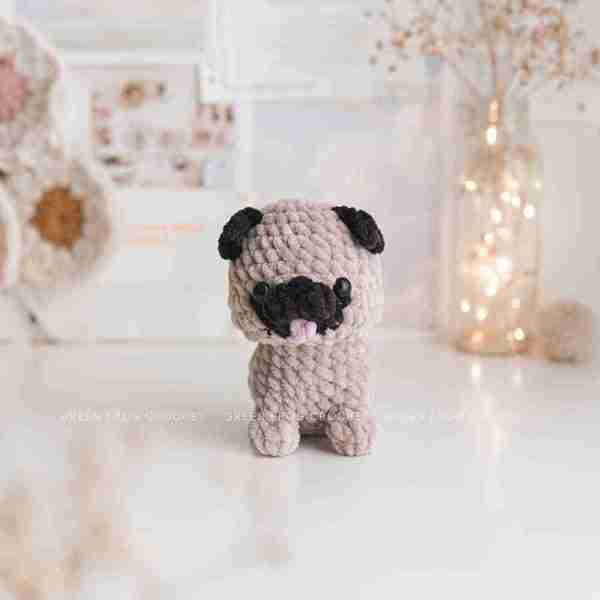 Bundle 5 in 1: Sitting Baby Dog patterns, low sew crochet patterns - Image 7