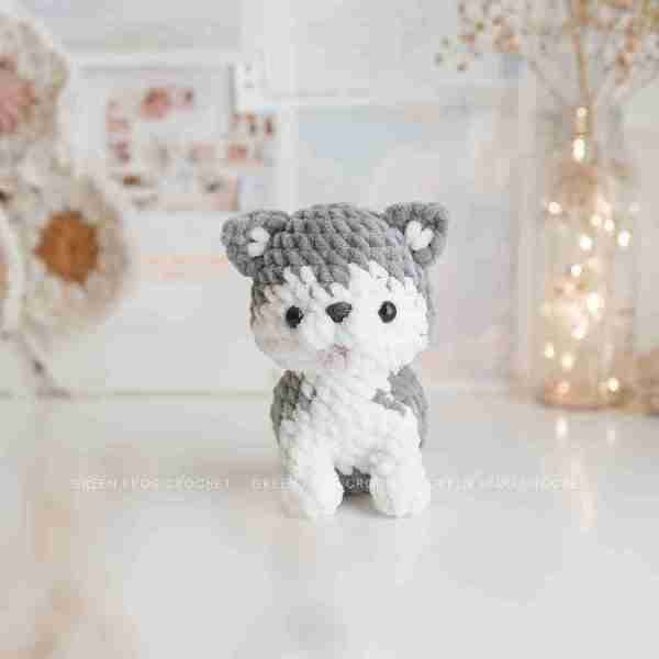 Bundle 5 in 1: Sitting Baby Dog patterns, low sew crochet patterns - Image 8