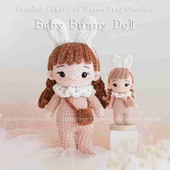 Green-frog-crochet-amigurumi-doll