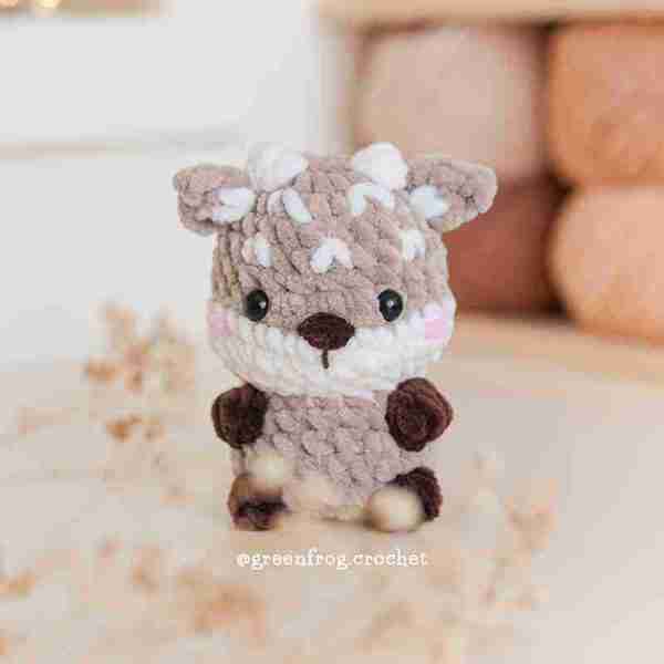 Amigurumi Woodland Animals Sitting low sew Crochet Pattern