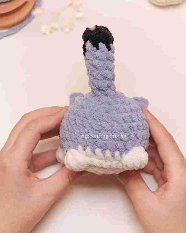 Kpop Crochet Pattern blue tiger Dolls