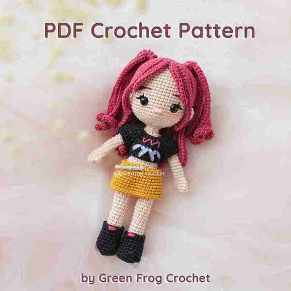 Kpop Demon Hunters Crochet Pattern Dolls Rumi Zoey Mira