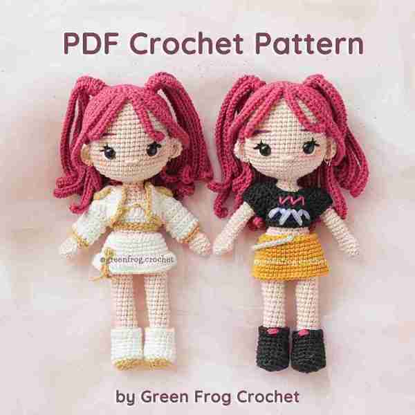 Kpop Demon Hunters Crochet Pattern Dolls Rumi Zoey Mira