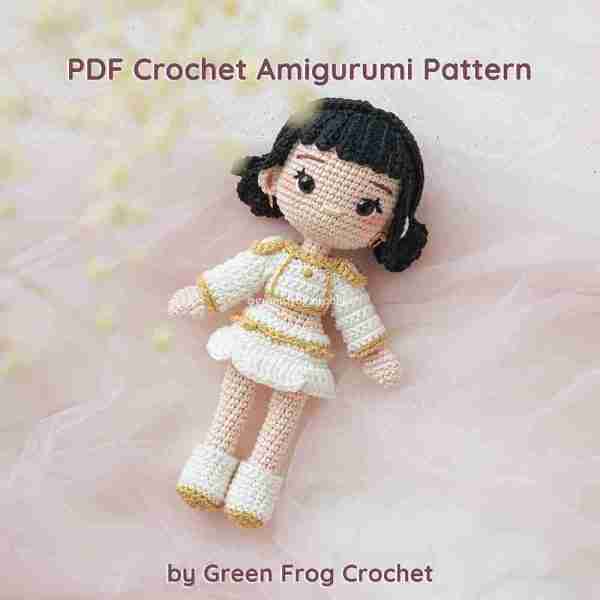 Kpop Crochet Pattern blue Dolls