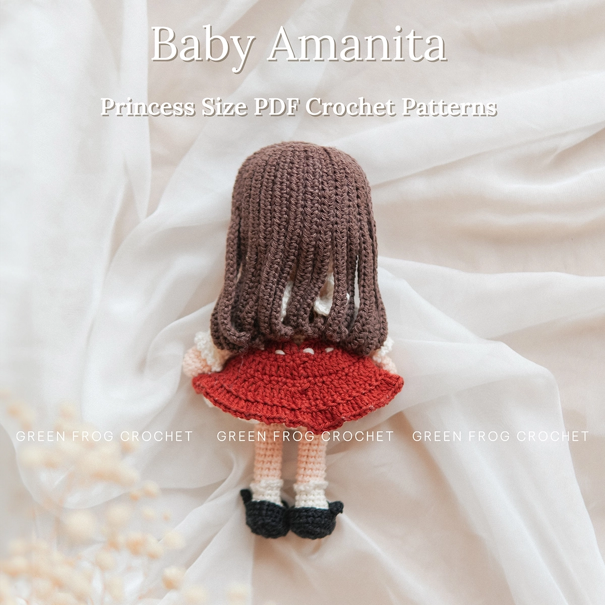 crochet amigurumi princess doll pattern 1