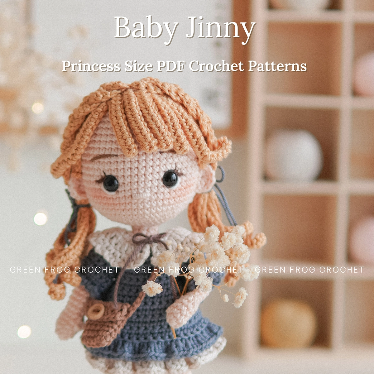 Jinny crochet amigurumi princess doll pattern 1