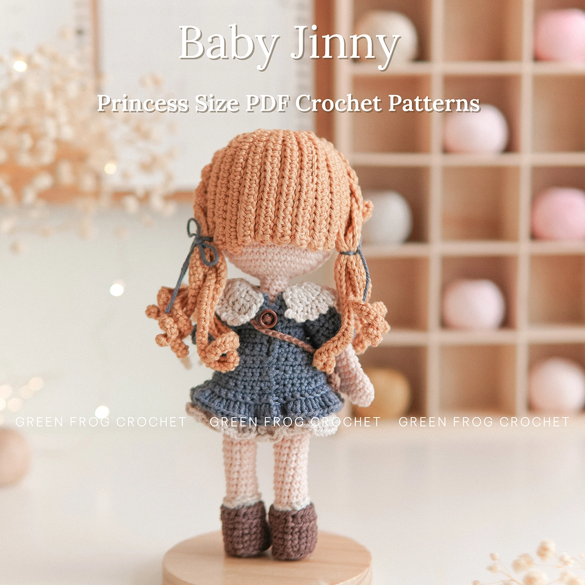 Jinny crochet amigurumi princess doll pattern 1