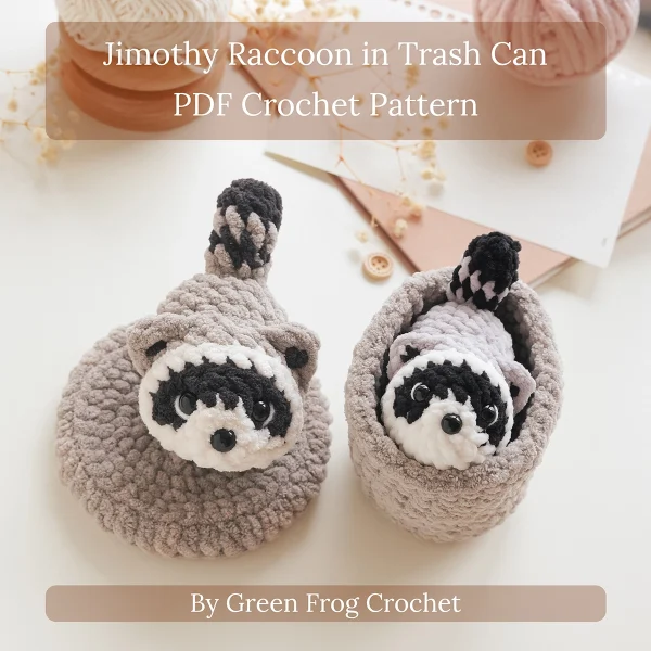 Jimothy Raccoon in Trash Can 1