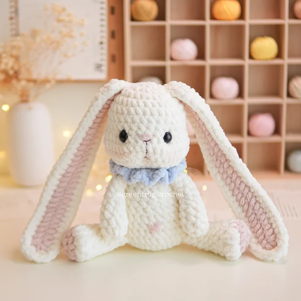 amigurumi crochet plushie pattern cuddle bunny green frog crochet 1
