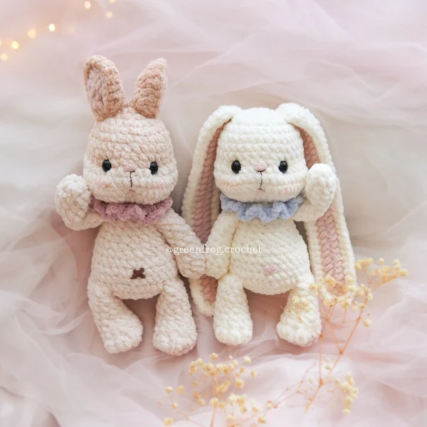 amigurumi crochet plushie pattern cuddle bunny green frog crochet 1