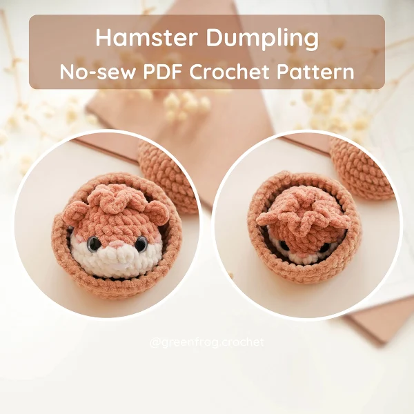 Pet Home Animal Dumplings No Sew Crochet Pattern