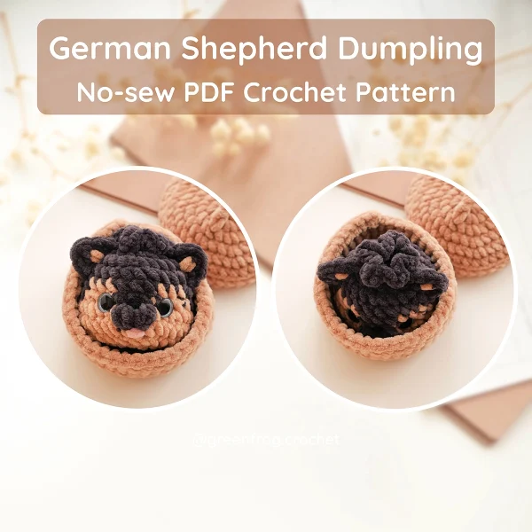 Pet Home Animal Dumplings No Sew Crochet Pattern