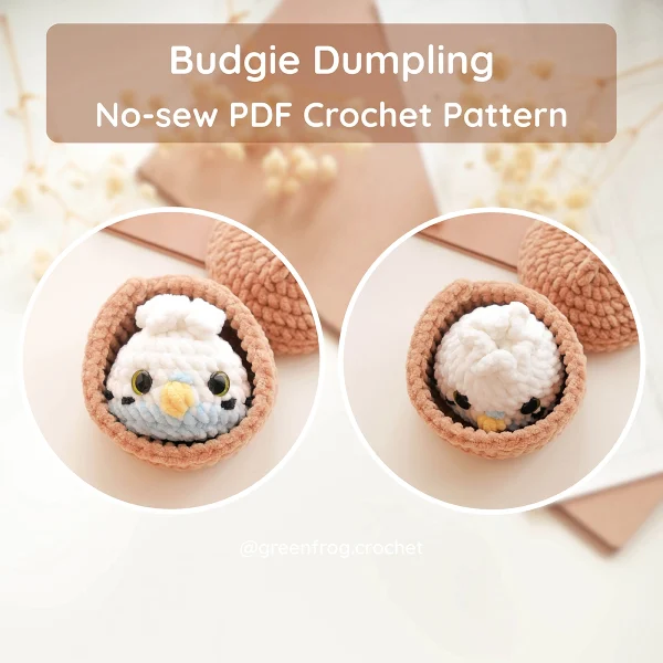 Pet Home Animal Dumplings No Sew Crochet Pattern