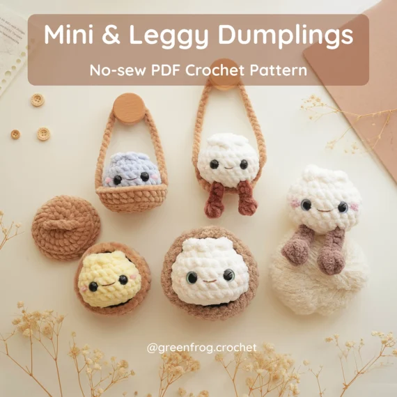 Mini Dumpling & On the Swing Crochet Pattern Green Frog Crochet Etsy